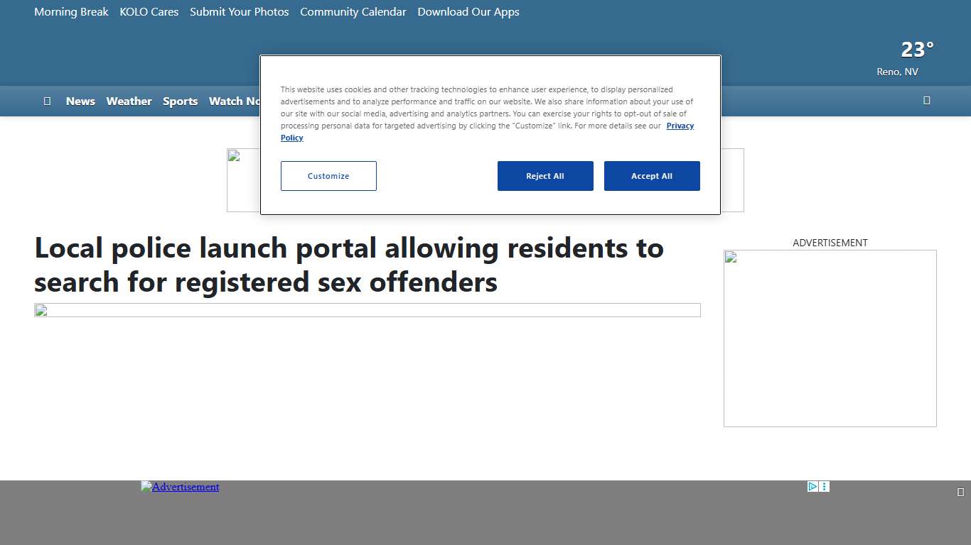 Local police launch portal allowing residents to search for registered sex offenders